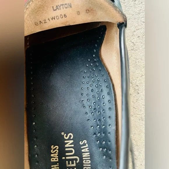 G.H.BASS Men's Layton Lug Weejuns® Tassel Loafers Size 8D - Picture 8 of 9